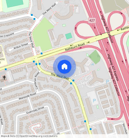 ** The West Mall, Etobicoke, Etobicoke, Toronto, M9C 1G8