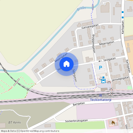 Skolgatan, Teckomatorp