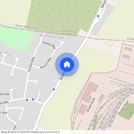 Wakering Road, Shoeburyness, Southend On Sea, Essex, SS3