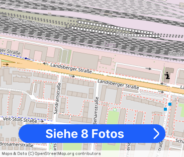 FREUNDLICHE HÜBSCHE 1 1/2-ZIMMER-WOHNUNG (teilmöbliert) mit ca. 41 ... - Foto 1