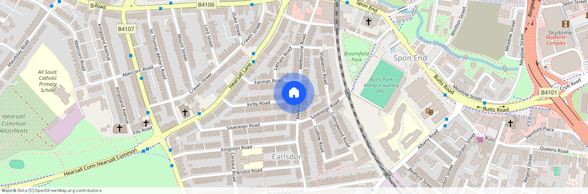 Melbourne Road, Earlsdon, CV5