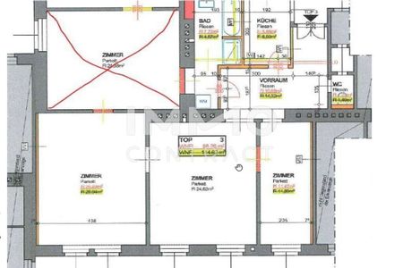 Praktische 3 Zimmer Wohnung! Unbefristet und Ablösefrei! - Foto 5