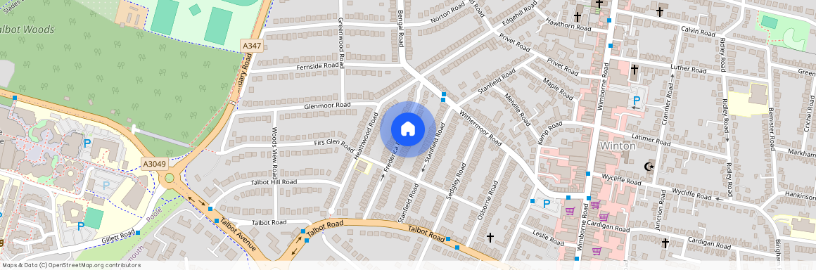 Frederica Road, Winton, Bournemouth, Dorset, BH9