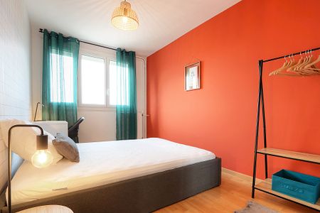 2 chambres à louer dans colocation meublée T5 – Rennes Parc de Brequigny 450€ et 420€ cc - Photo 2
