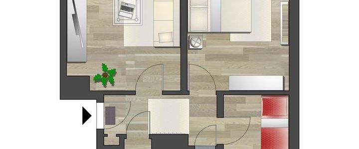 Helle 3-Raum-Wohnung mit Tageslichtbad und Balkon - Foto 1