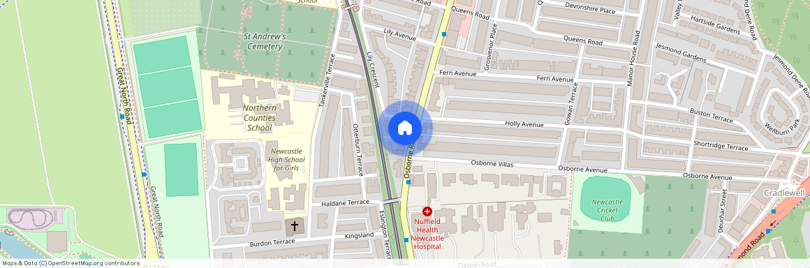 Osborne Road, Jesmond, NE2