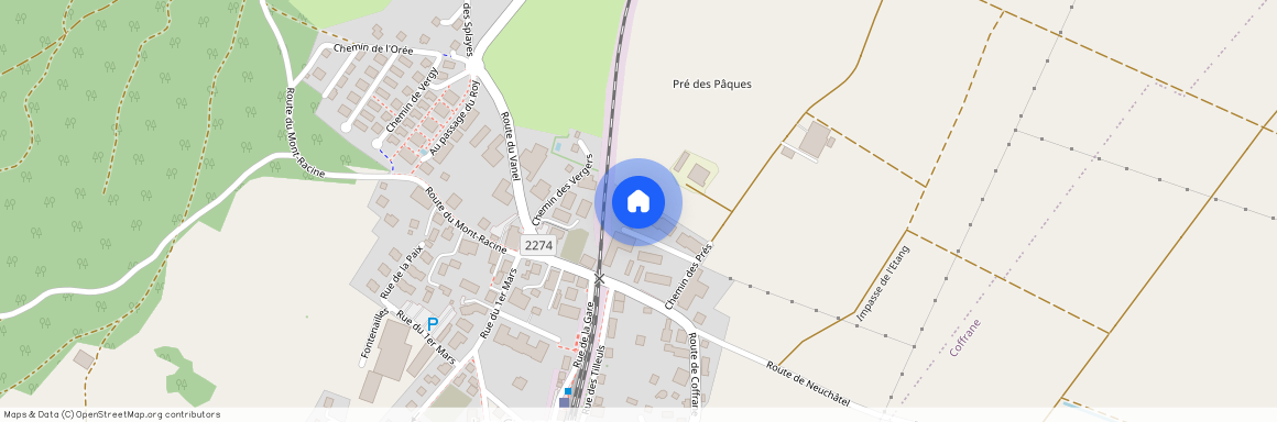 Rue des Pâques 12, 2206, Geneveys-Sur-Coffrane