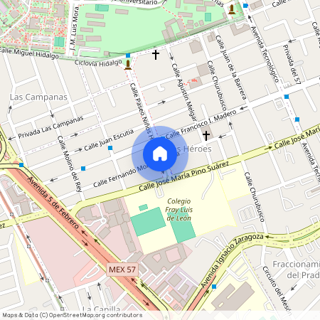 Calle Fernando Montes de Oca 47-67, Niños Héroes, Santiago de Querétaro, Querétaro, 76010, MEX