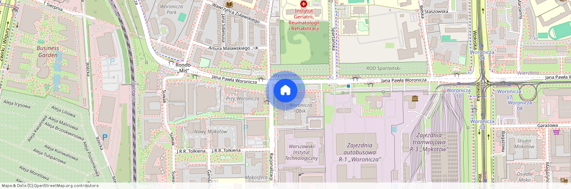 Warszawa, Mokotów, Warszawa, Mokotów, Jana, Pawła, Woronicza