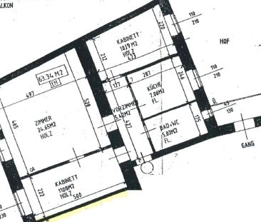 Top 11 - Günstige 2,5-Zimmer-Altbau Wohnung mit guter Raumaufteilun... - Foto 2