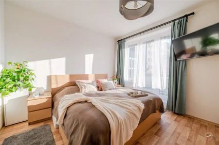 Pronájem bytu 2+KK s balkonem, sklepem, garáží v lokalitě Zbraslav, Pelzova - Fotografie 3