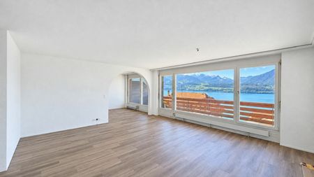Wohnen mit See- und Bergsicht - 3½ Zimmer mit grossem Balkon in Gunten - Photo 2