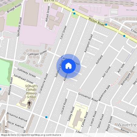 Alderson Road, Wavertree, Liverpool, Merseyside, L15