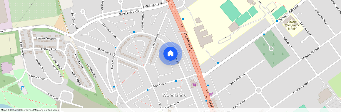 The Crescent, Doncaster, Woodlands