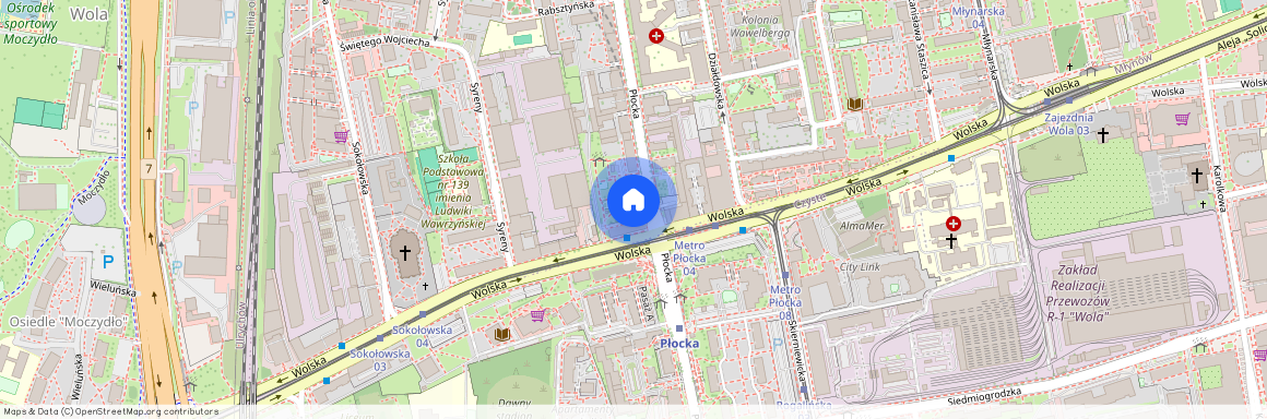 ul. Płocka, Młynów, Wola, Warszawa, mazowieckie