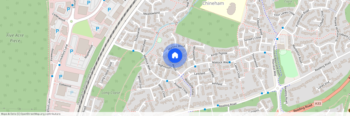 Martins Wood, Chineham, Basingstoke, Hants, RG24