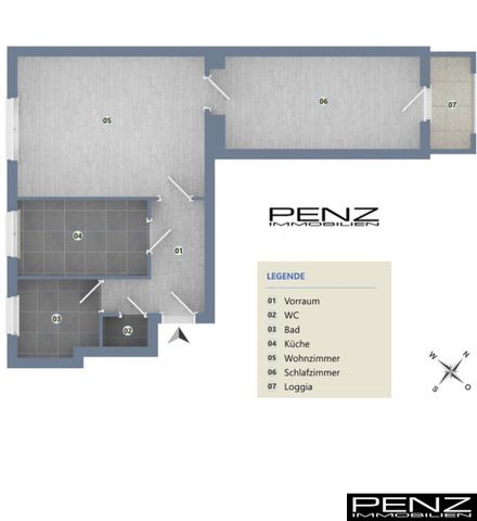 WIEN: Moderne 2-Zimmerwohnung mit verglaster Loggia nahe U2 Krieau - Photo 2