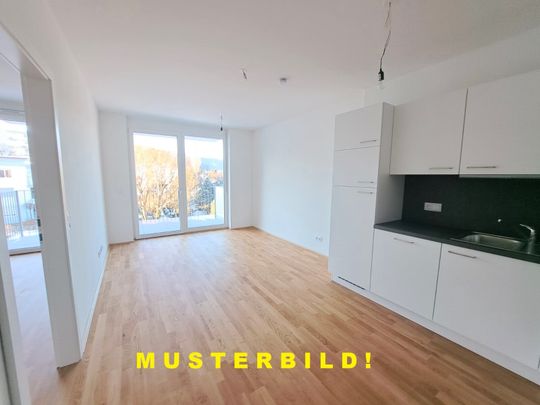 Erstbezug ab 01.10.2025: geförderte 3 Zimmer Wohnung mit Balkon in ruhiger und zentraler Lage - Puchstraße 34 - Top 17 - Photo 1
