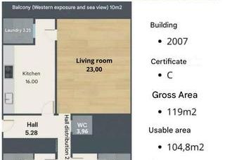 Apartamento T2 em Porto