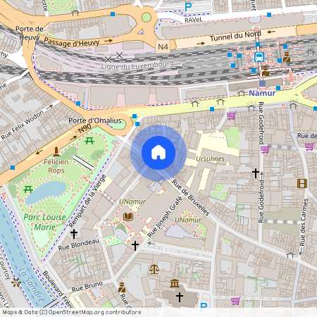 Rue De Bruxelles, 106, 5000, Namur