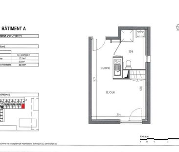 Location Appartement 1 pièce 22m² VILLENAVE D ORNON 33140 - Photo 4