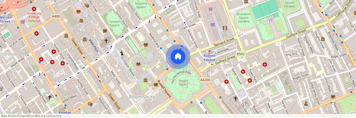 Flat 42, Bloomsbury Mansions, 13-16 Russell Square, London, WC1B 5ER