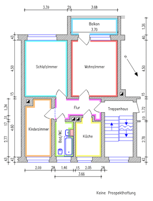 3-Raum-Wohnung mit Balkon - Photo 1