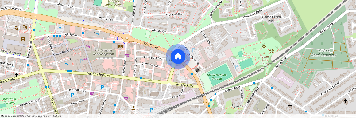 High Street, Aldershot, Hampshire, GU11