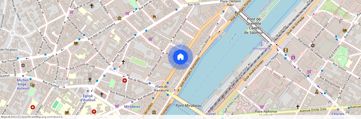 Rue Degas et Avenue de Versailles 75016 Paris (16e arrondissement)