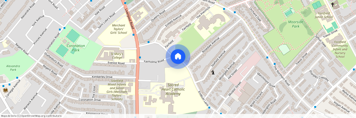 Fairfield Endbutt Lane L23 0UR Crosby, Fairfield Endbutt Lane  Crosby