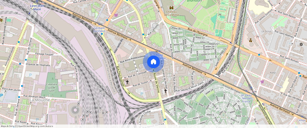 ** route de Vienne, 69007, Lyon