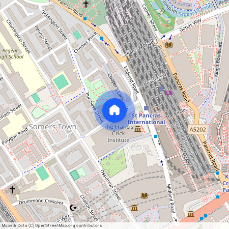 Grand Central Apartments, 3 Brill Place, NW1 1DX, London