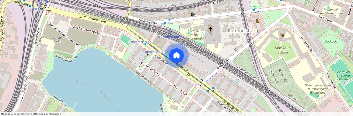 Hauptstr. 72, 10317 Berlin OT Rummelsburg, Zur Karte