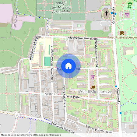 ul. Marii Dąbrowskiej, Michałkowice, Siemianowice Śląskie, śląskie