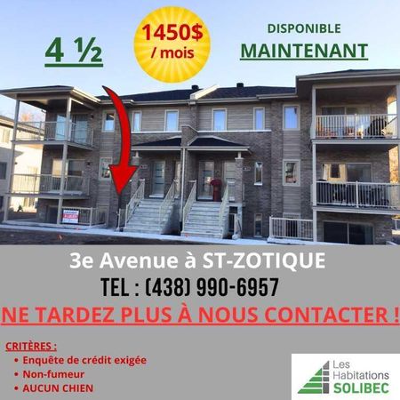 4 1/2 À Louer MAINTENANT ! - Photo 4