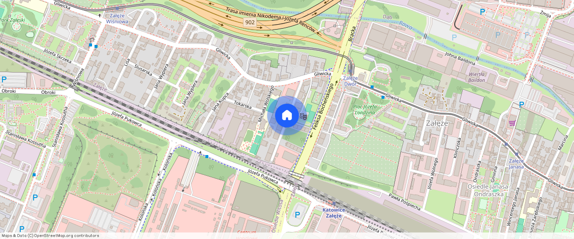 Załęże, ul. Pokoju, Katowice