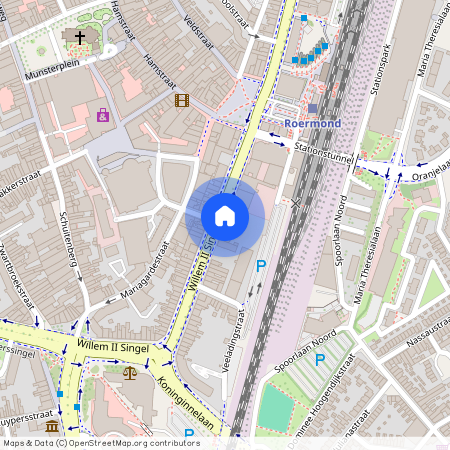 Binnenstad, 6041 HP, Willem II Singel, Roermond