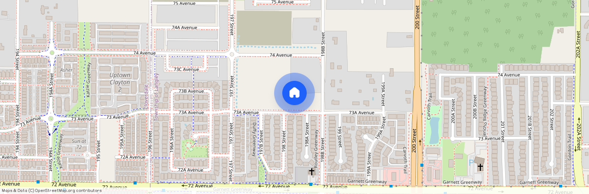 google map, Township of Langley, Township of Langley, Metro Vancouver, V2Y 1R9