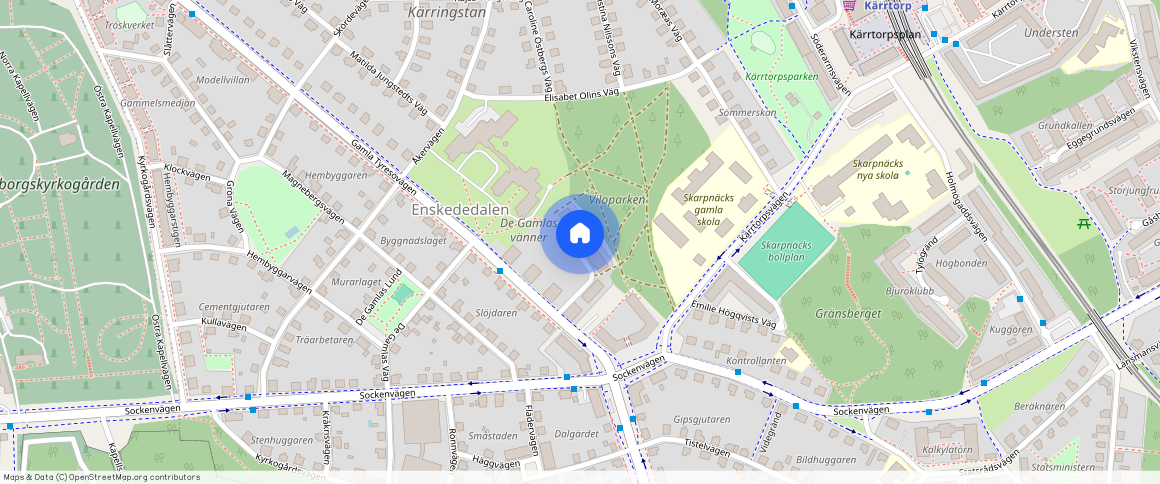 Gamla Tyresövägen 353, Enskededalen