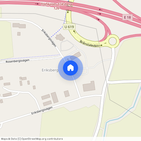 Eriksbergsvägen, Hallstahammar