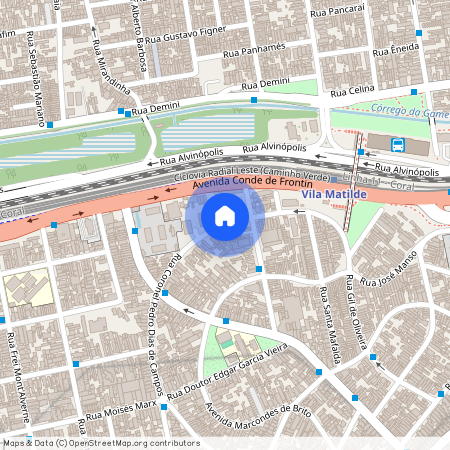 Rua Coronel Pedro Dias de Campos, Chácara Seis de Outubro, Vila Matilde, São Paulo