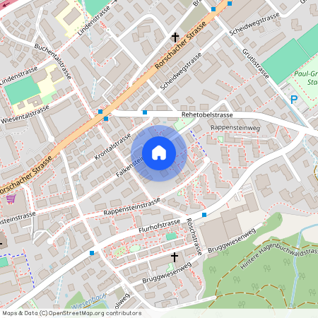 9000, St. Gallen, Falkensteinstrasse, 90A