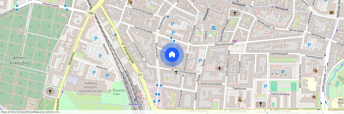 Louisegade 12 3 tv, 9000 Aalborg