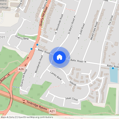 2 Bedroom Terraced House with Garden, Baltic Road, Tonbridge