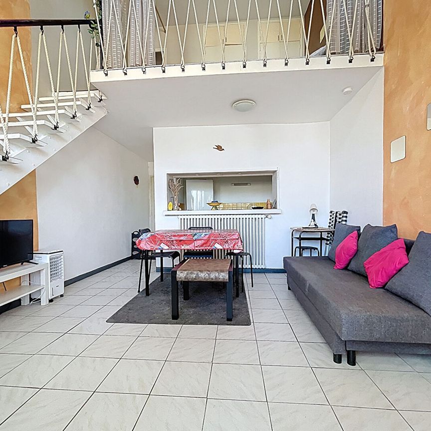 location appartement meublé balcon 1 chambre, - Photo 1