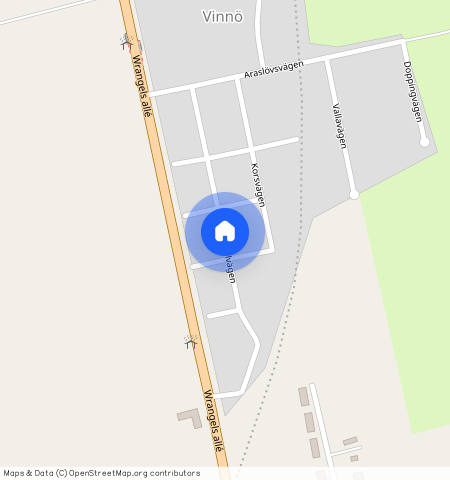 Vaktelvägen, Färlöv