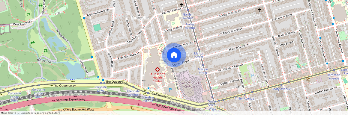 105 Sunnyside Ave Avenue #Main, Toronto, Roncesvalles