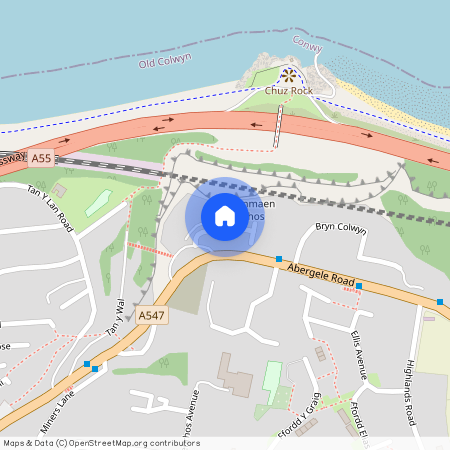 Penmaen Bod Elias, Old Colwyn, Colwyn Bay, Conwy, LL29