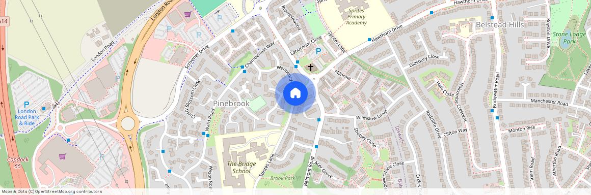 Sprites Lane, Pinewood. Ipswich.