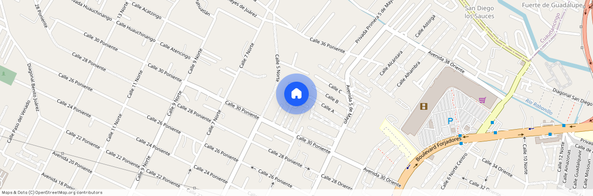 Privada 30 Poniente, Cholula, San Pedro Cholula, Puebla, 72770, México, Cholula De Rivadabia